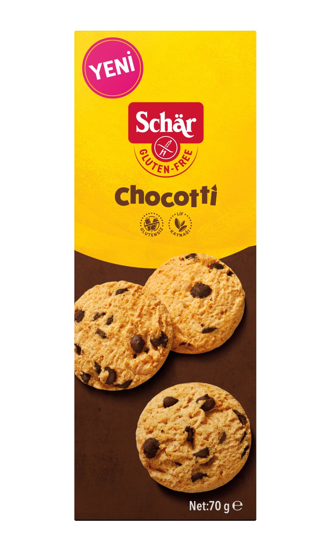 Schar Chocotti Damla Çikolatalı Kurabiye 70 gr