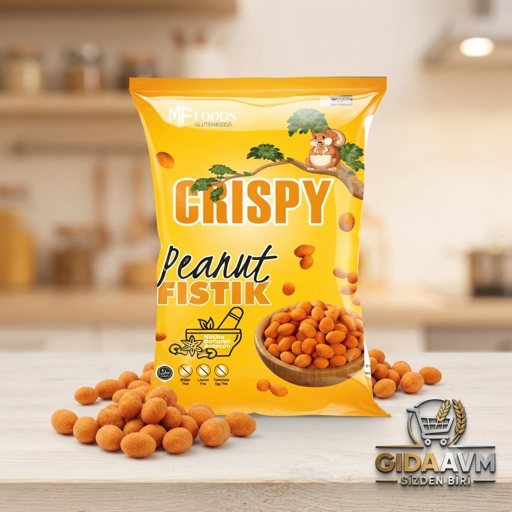 Crispy Soslu Fıstık Nacho Baharat Aromalı 160 gr