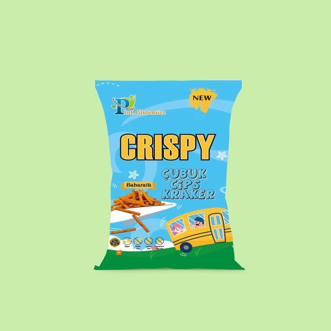 Crıspy Çubuk Cips Kraker Baharatlı 80 gr