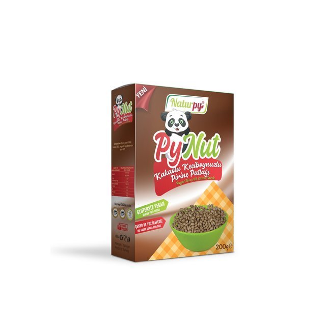 Naturpy Glutensiz Kakaolu Keçiboynuzlu Pirinç Patlağı 200 gr