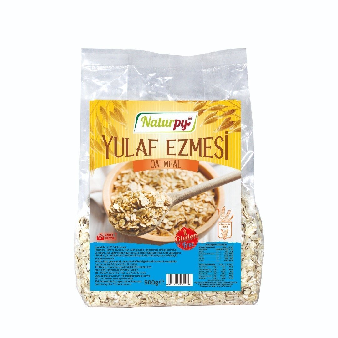 Naturpy Glutensiz Yulaf Ezmesi 500 Gr