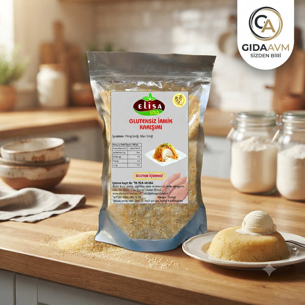 Elisa Gold Glutensiz İrmik 1 Kg