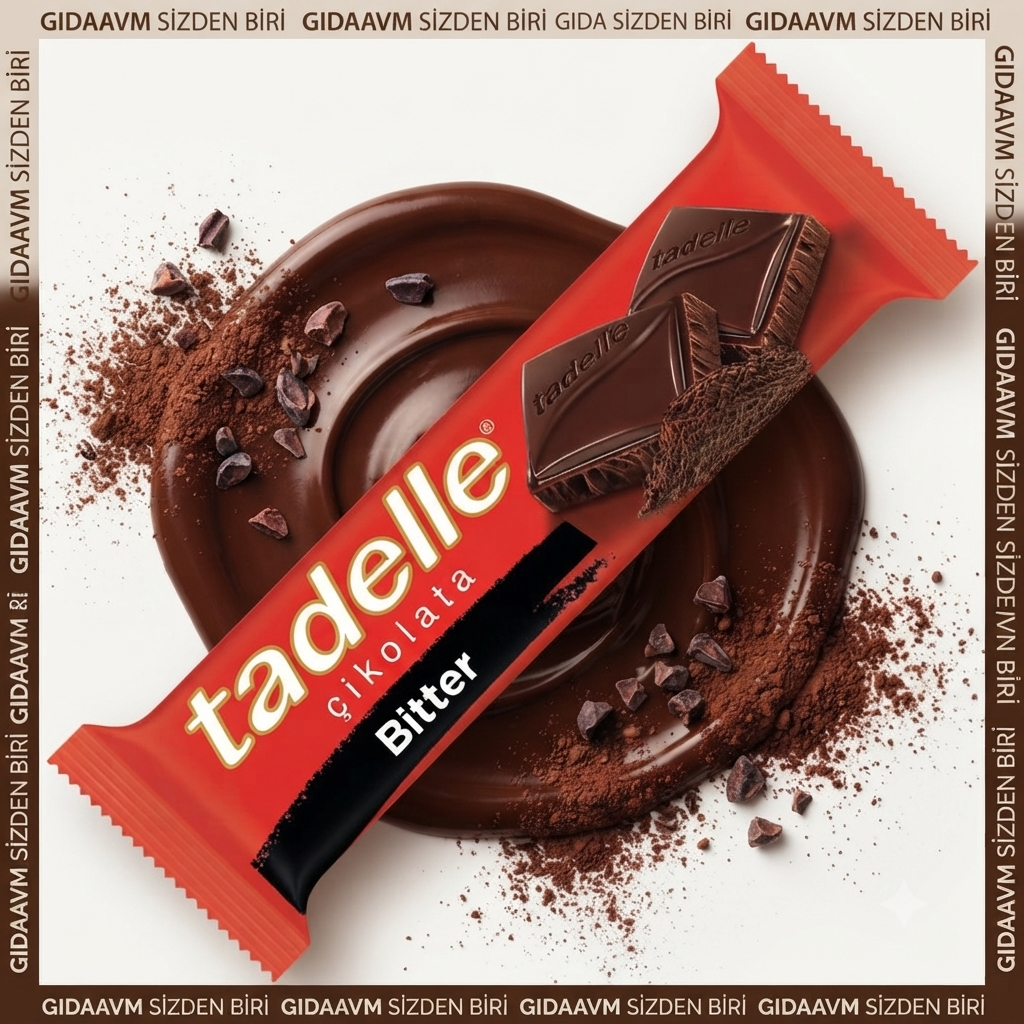 Tadelle Glutensiz Çikolata Bitter 30 g