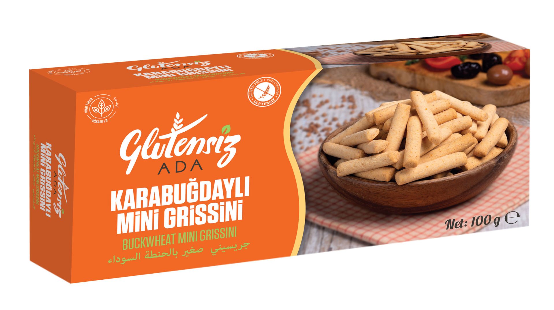 Glutensiz Ada Karabuğdaylı Mini Grissini 100 GR