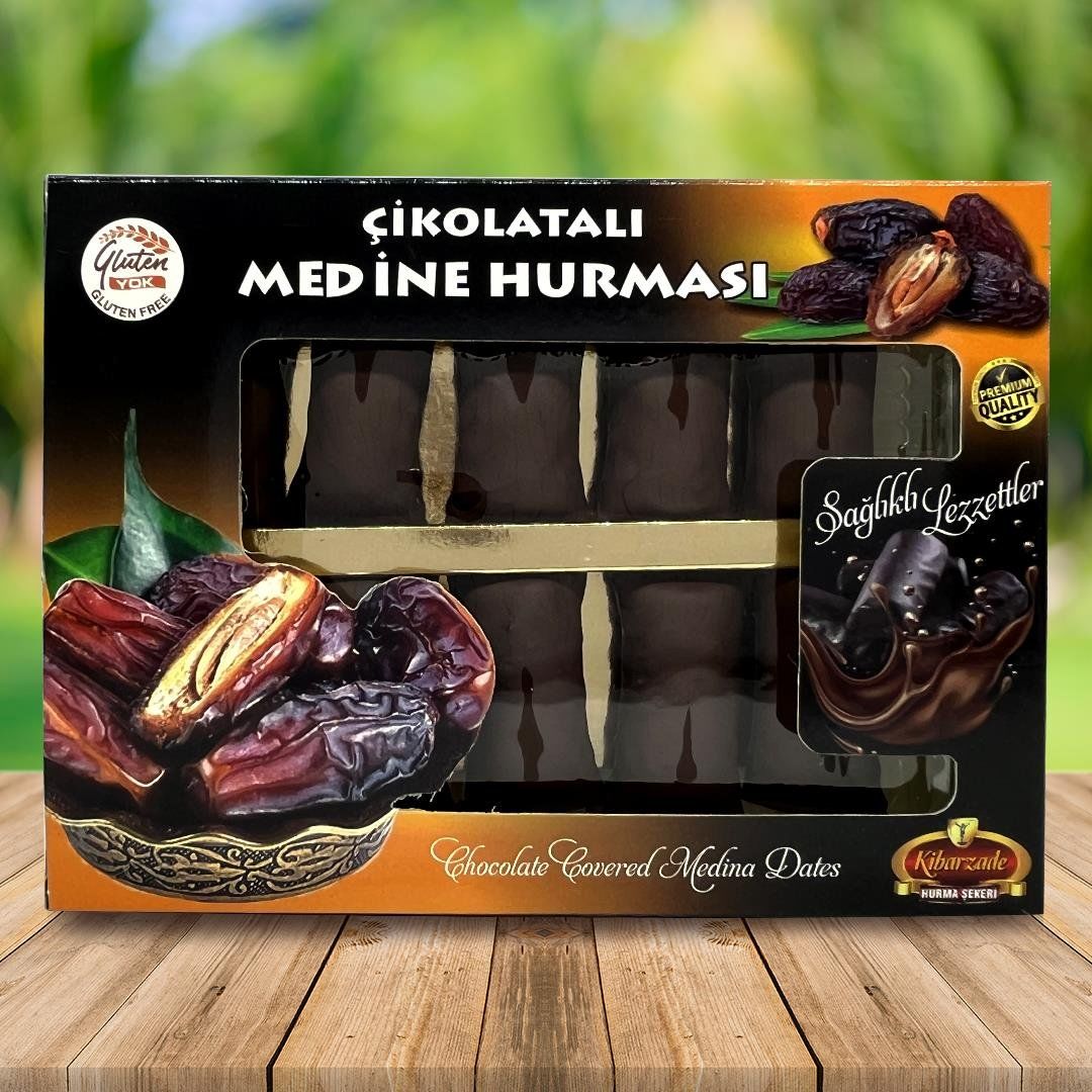 Kibarzade Glutensiz Çikolatalı Medine Hurması  280 gr