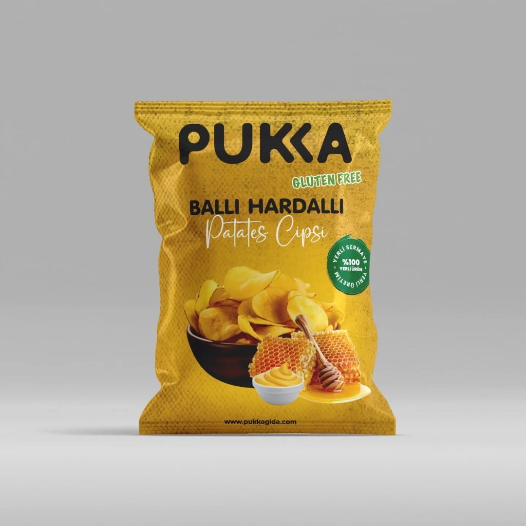Pukka Ballı Hardallı Patates Cipsi 70 gr