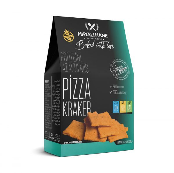 Mayalı Hane Düşük Proteinli ve Glutensiz Pizza Kraker 100 gr