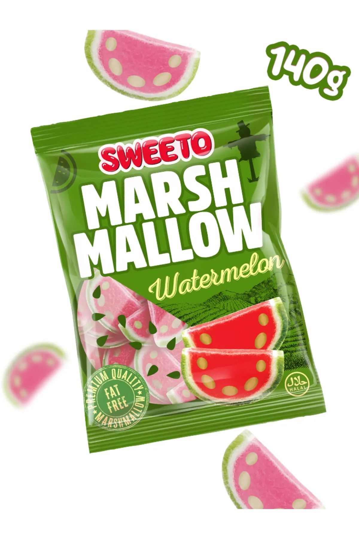 Marshmallow Watermelon 140gr