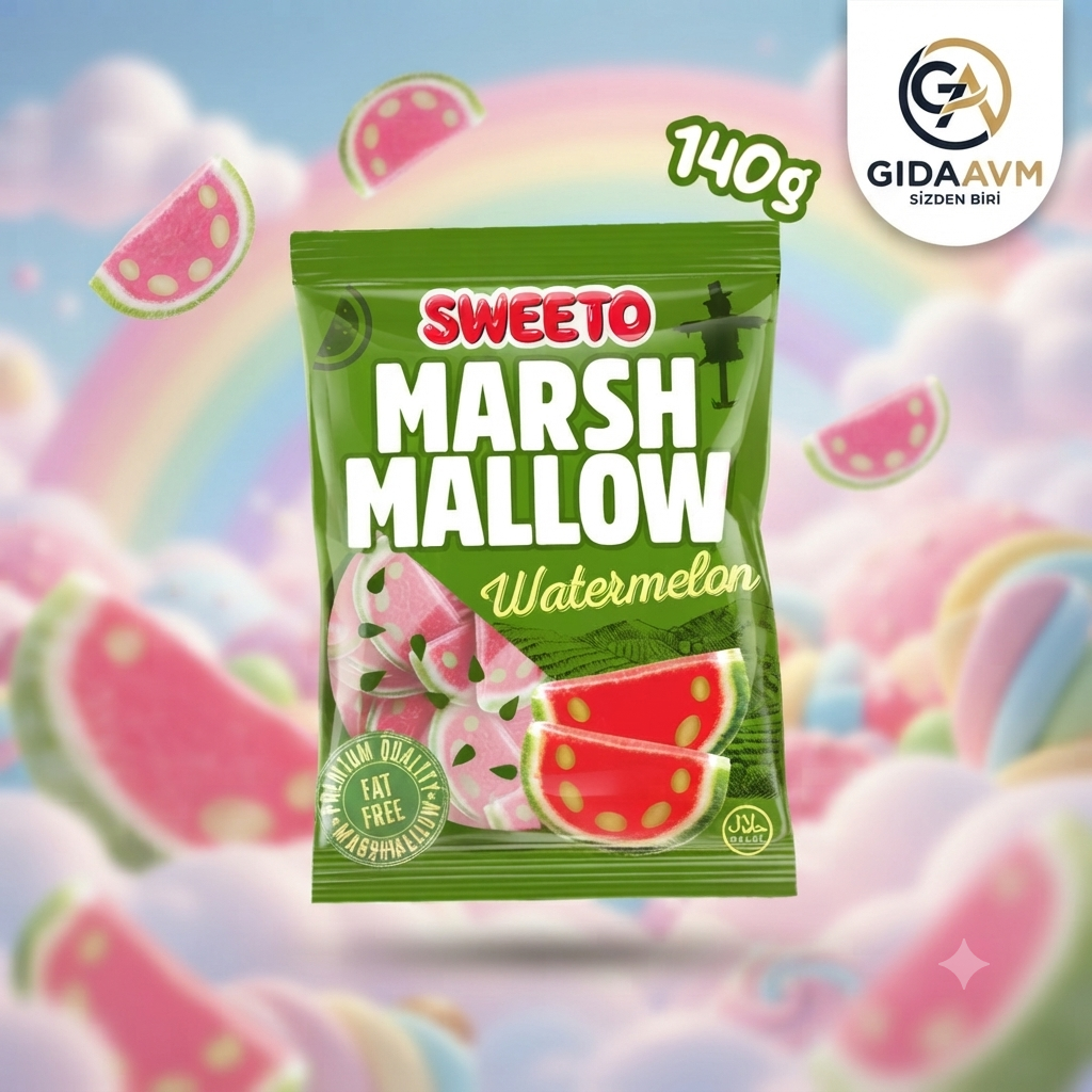 Marshmallow Watermelon 140gr
