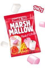 Marshmallow Pink&White 140gr