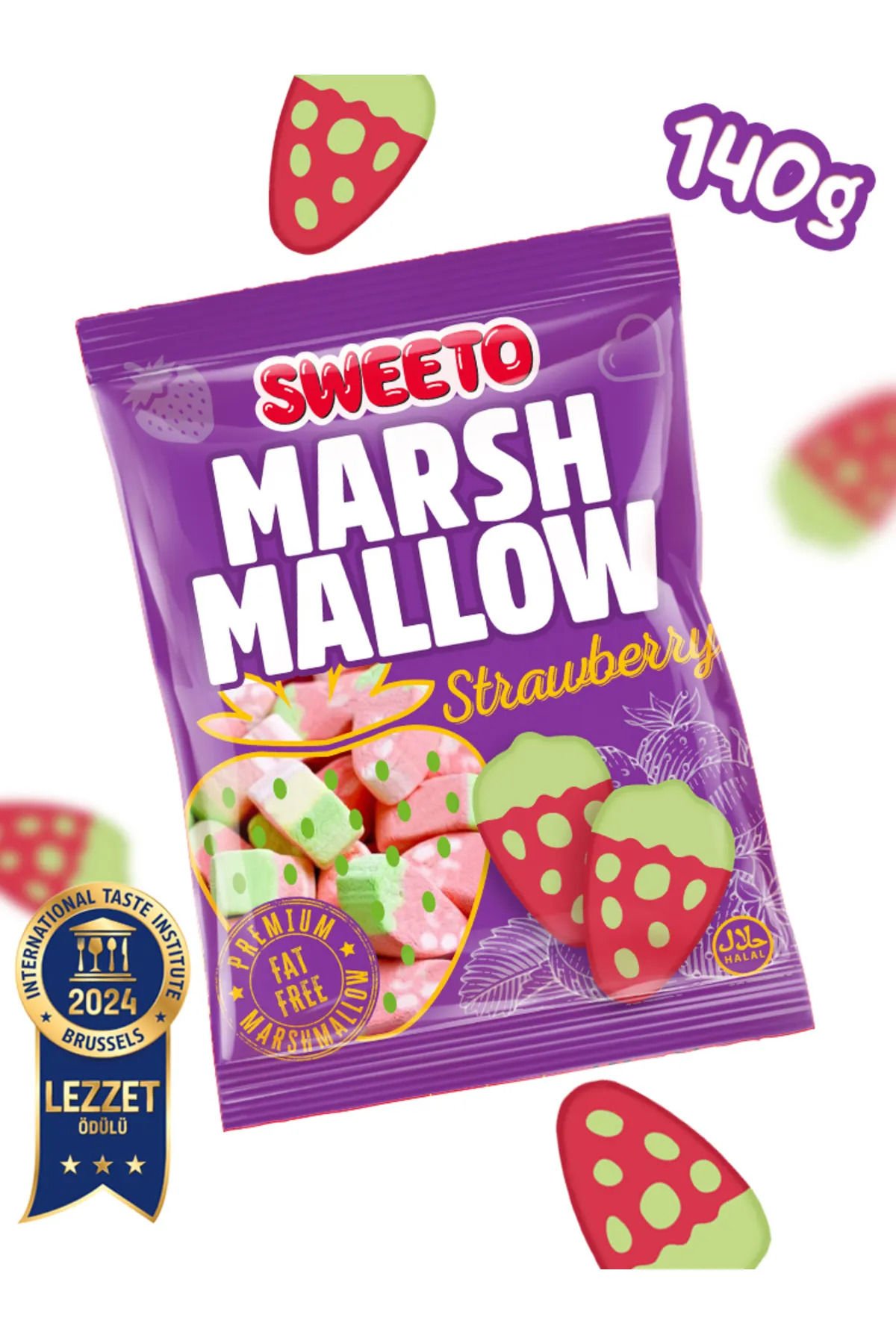 Marshmallow Strawberry 140gr