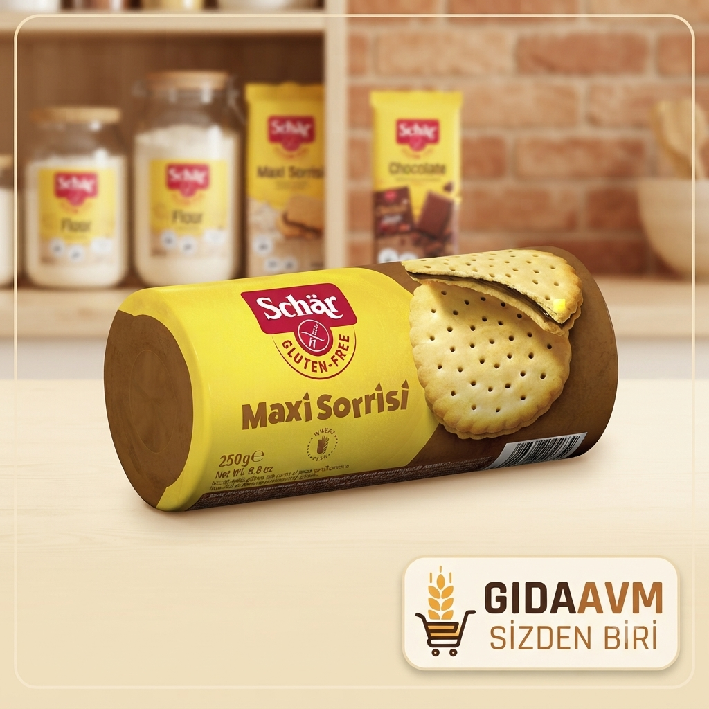 Schar Maxi Sorrisi Kakao Kremalı Bisküvi 250 gr