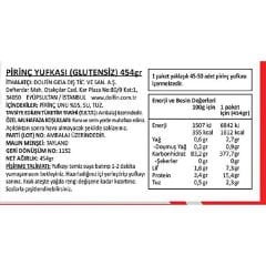 Tas Pirinç Yufkası 454 G