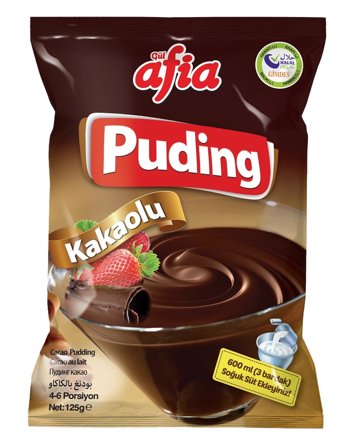 Afia Kakaolu Puding 125 Gr